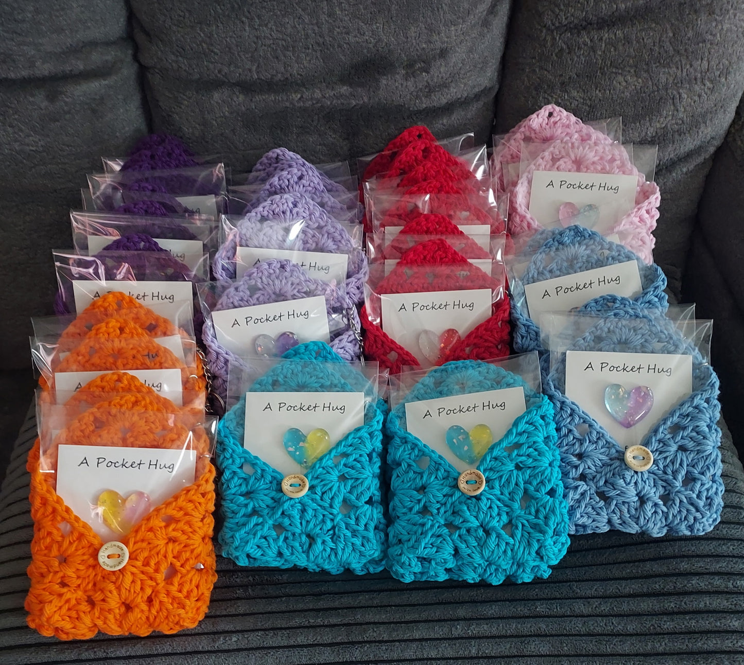 Pocket Hug Keychain Holder Party Favor