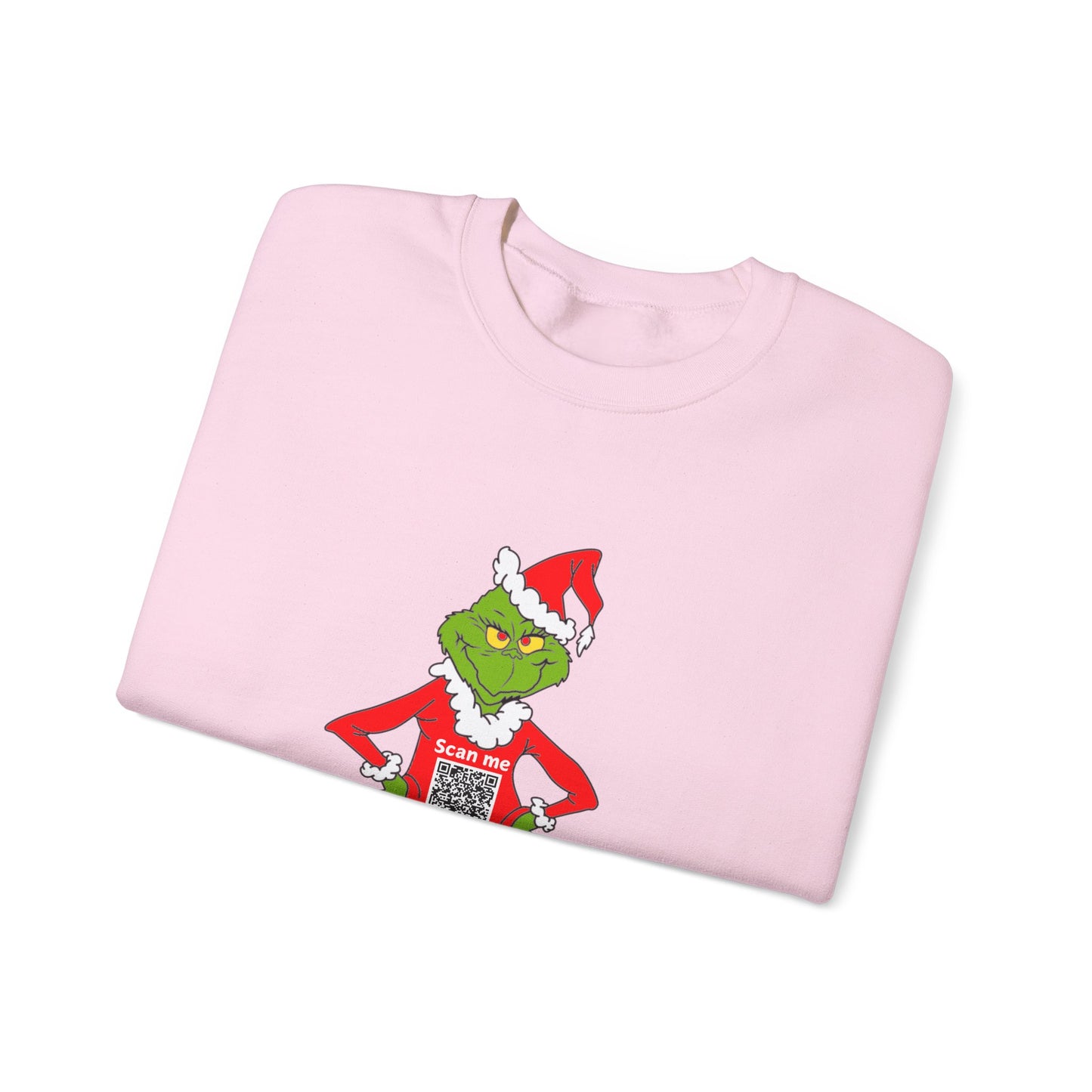 Grinch Prank QR Code Sweatshirt