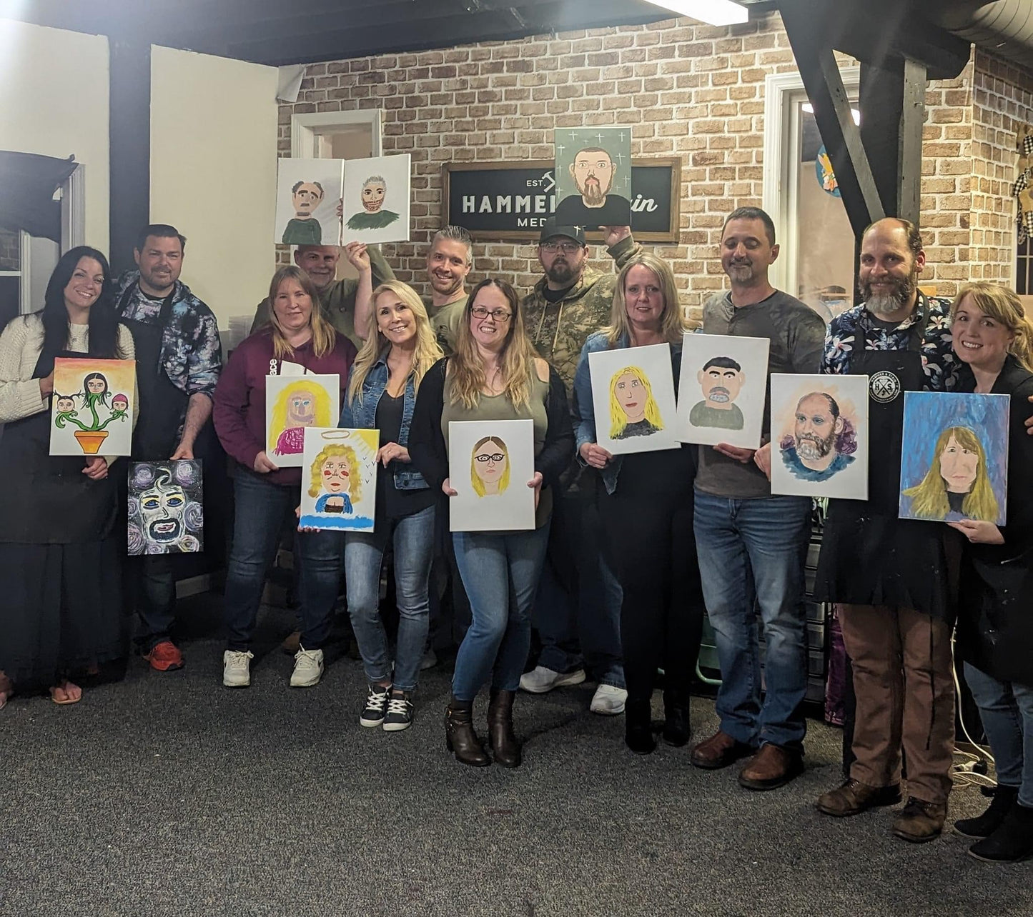 Paint Your Partner's Portrait