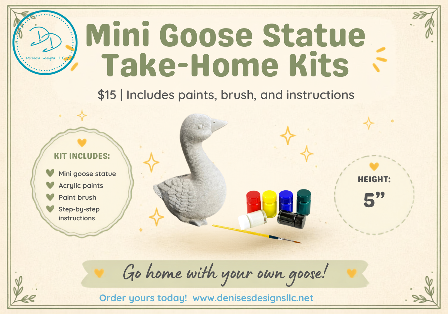 Desktop Goose Take Home Kit