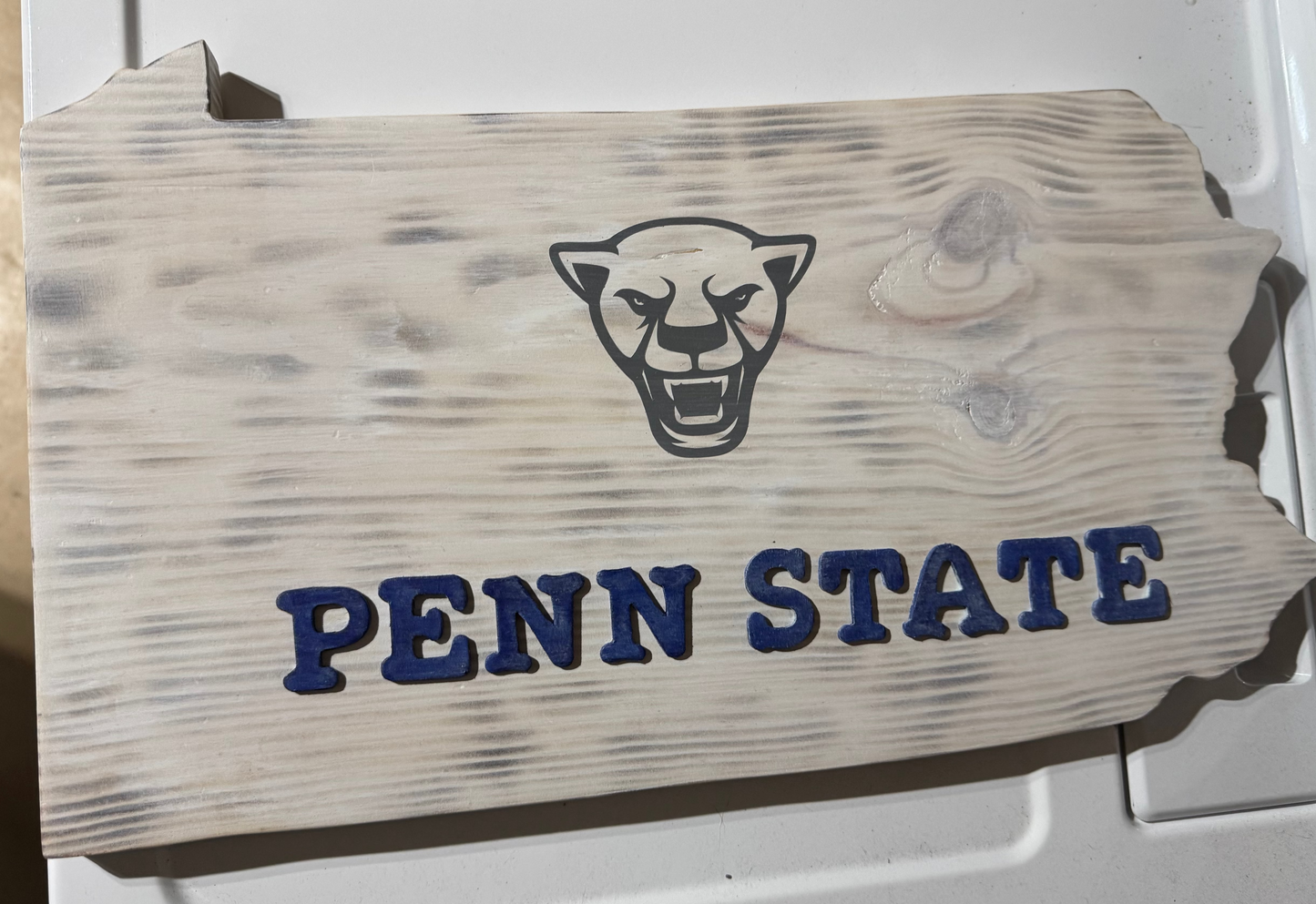 Pennsylvania Shaped Sign