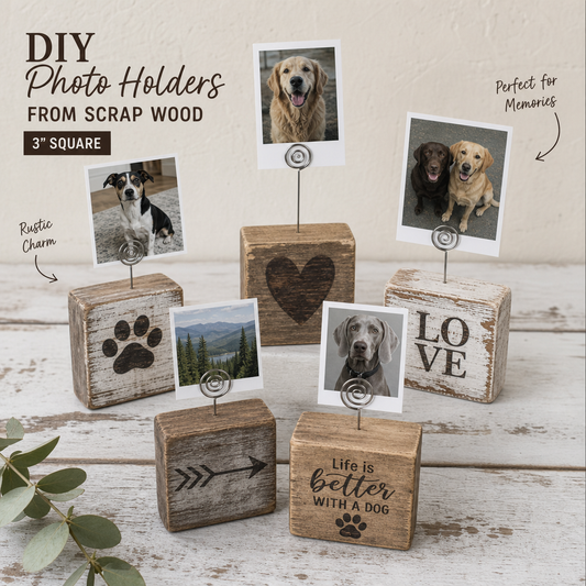 Wood Photo Holders