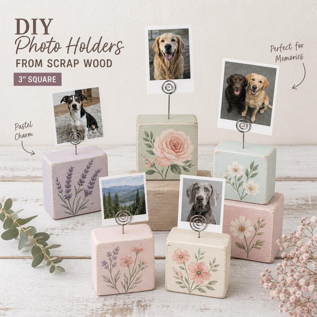 Wood Photo Holders