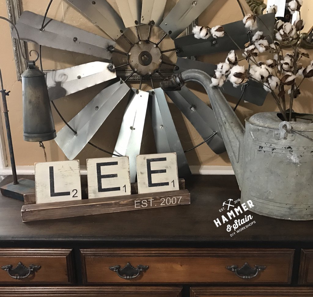 Scrabble Tile Workshop