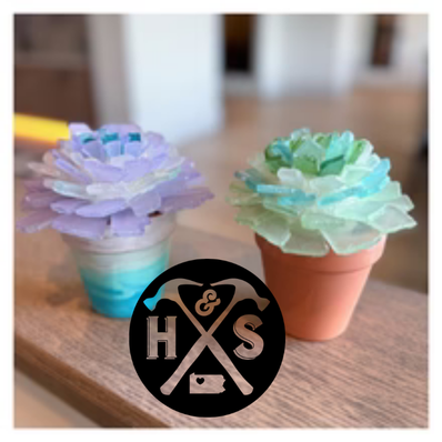 Sea Glass Succulent Workshop